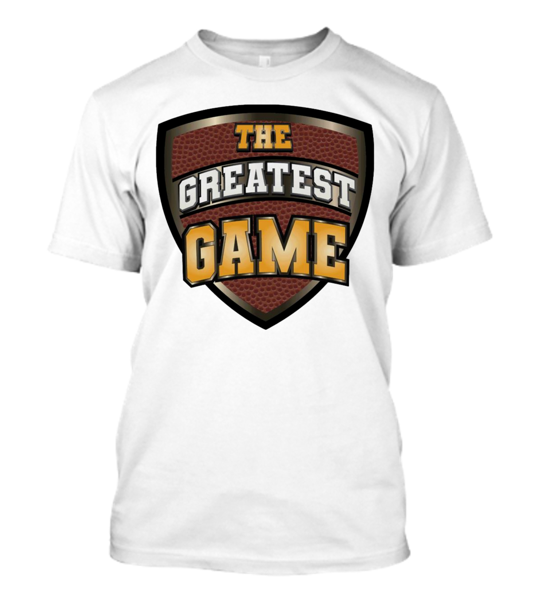 The Greatest Game Basketball Shield T-Shirt