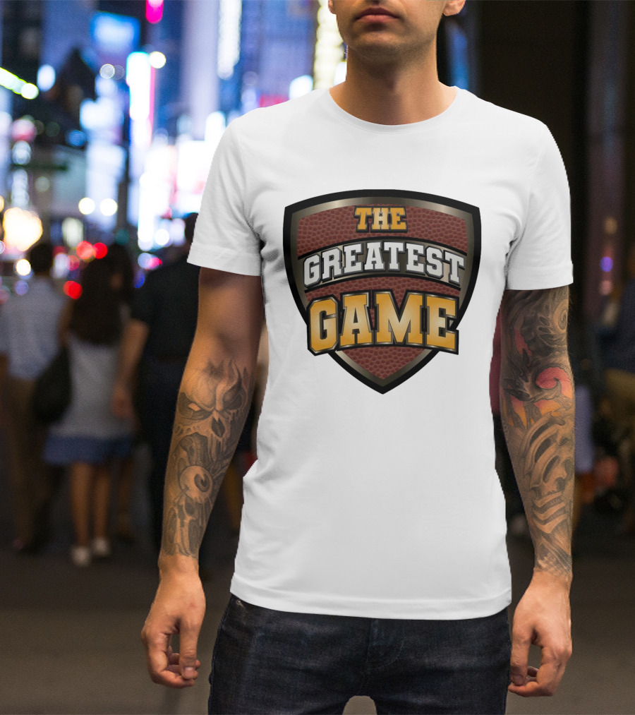 The Greatest Game Basketball Shield T-Shirt