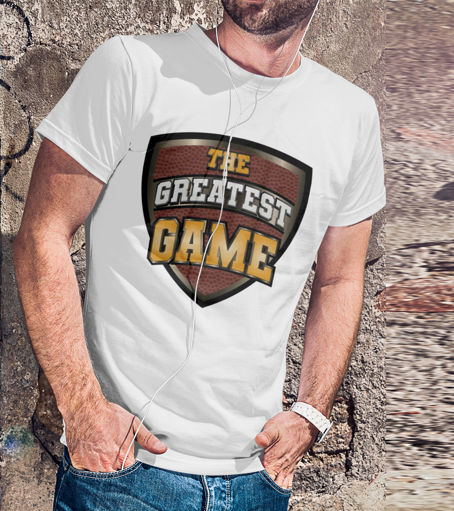 The Greatest Game Basketball Shield T-Shirt