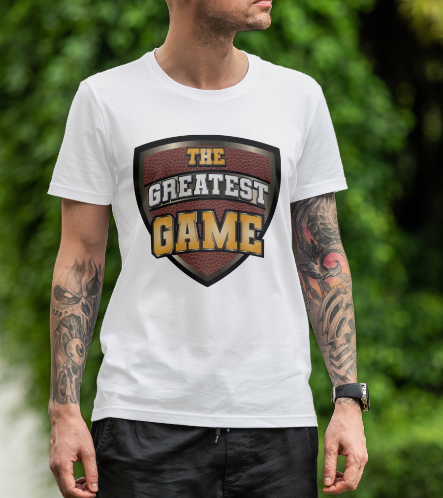 The Greatest Game Basketball Shield T-Shirt