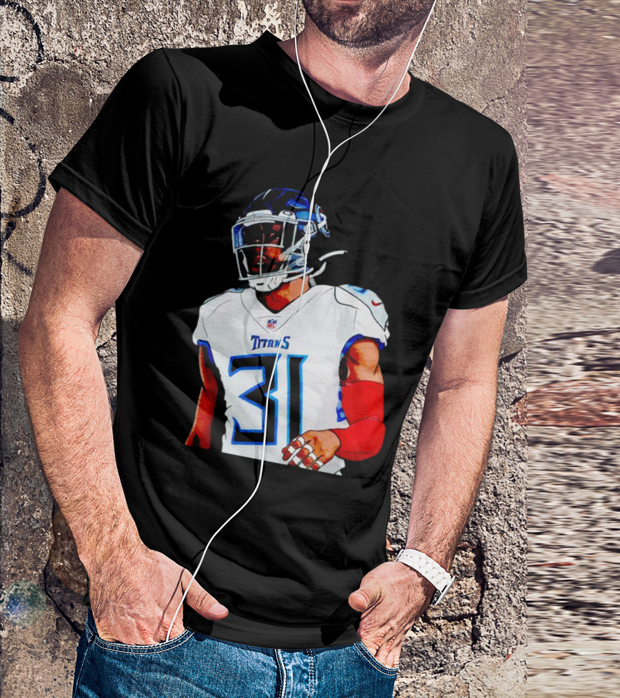 Kevin Byard Tennessee Titans 31 Cartoon NFL Player T-Shirt