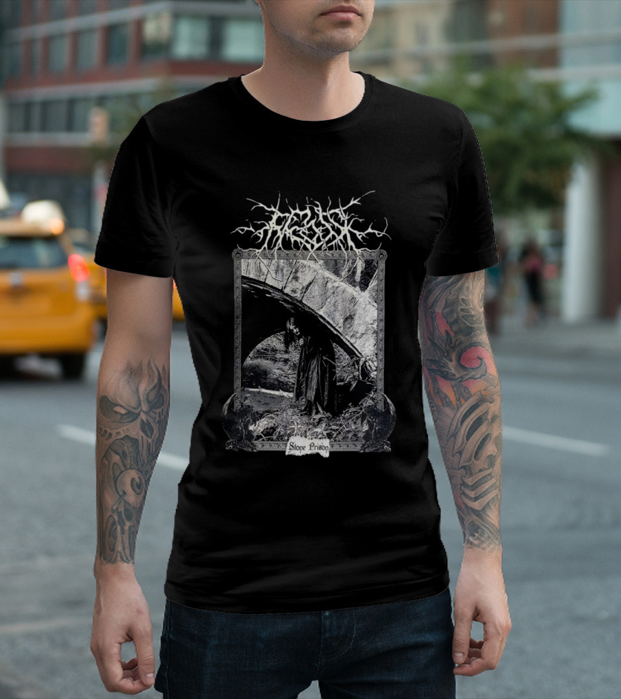 Frosk Stone Prison Gothic Monochrome T-Shirt