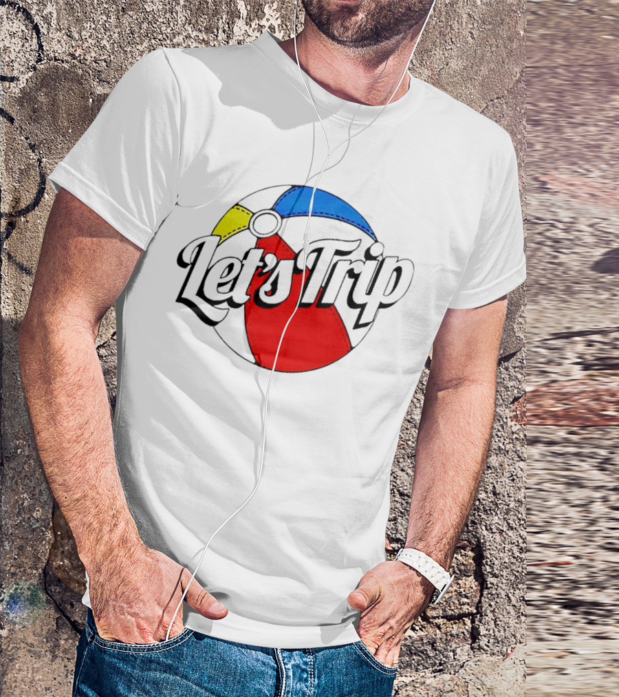 Let's Trip Colorful Beach Ball Adventure T-Shirt