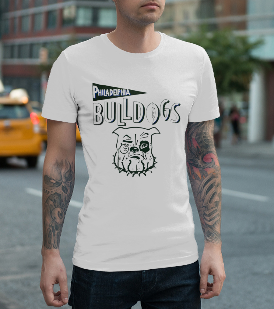 Philadelphia Bulldogs Bulldogs Football T-Shirt