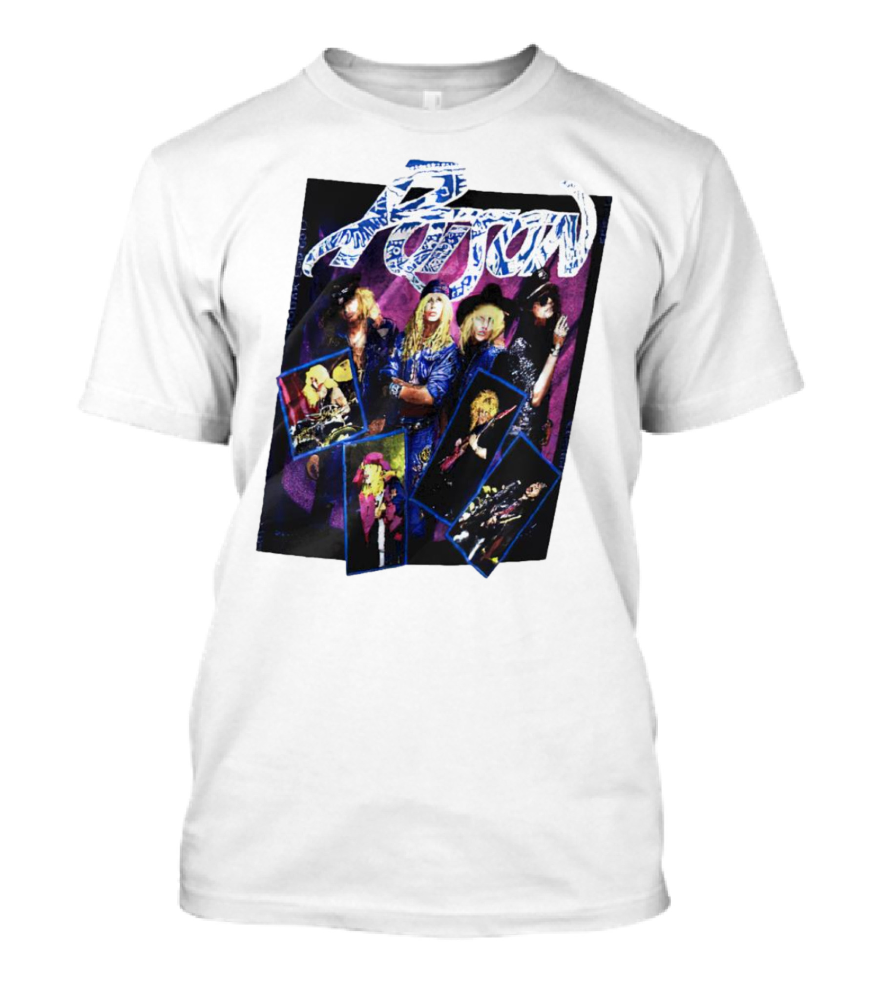 Poison Band Live Performance Imagery Australia Tour T-Shirt