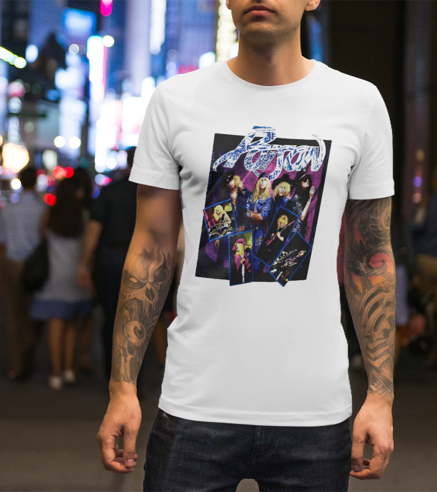 Poison Band Live Performance Imagery Australia Tour T-Shirt