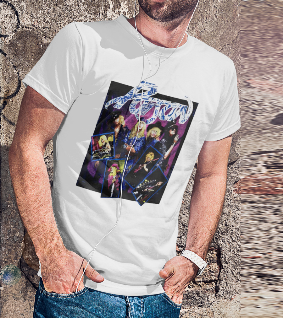 Poison Band Live Performance Imagery Australia Tour T-Shirt