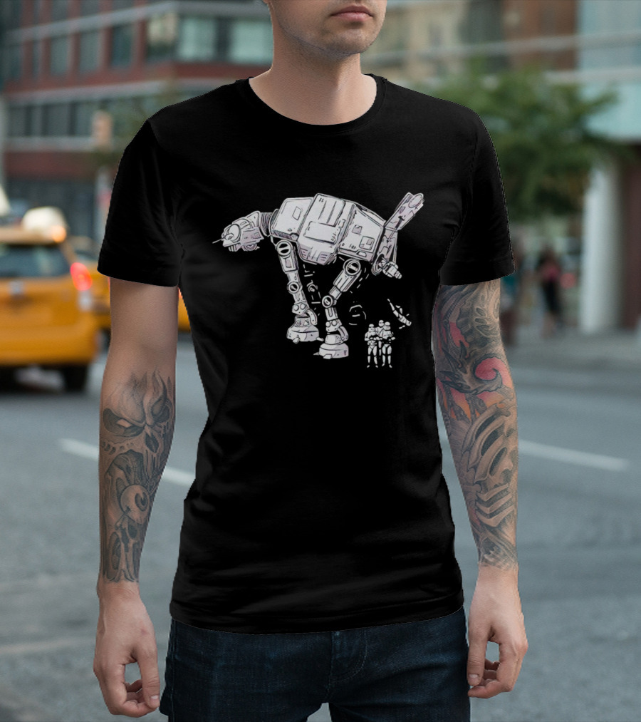 Star Wars AT-AT Walker with Stormtroopers T-Shirt
