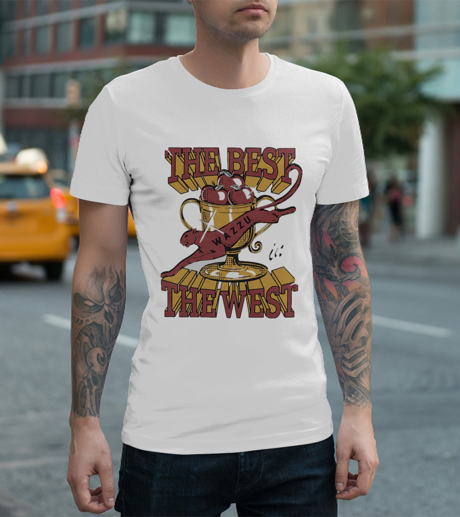 Wazzu The Best in the West Trophy Panther T-Shirt