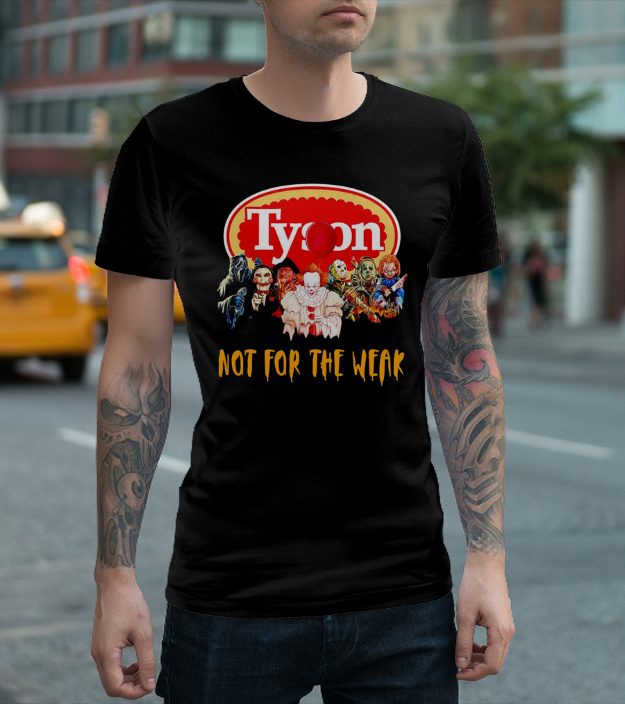 Tyson Horror Movie Characters Not for the Weak Floating Red Balloon Masks T-Shirt