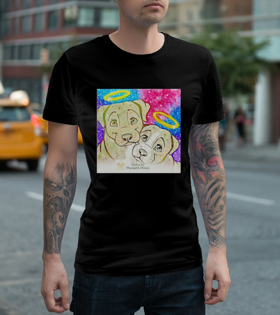 Justice For Marshall And Millions Halo Dogs T-Shirt