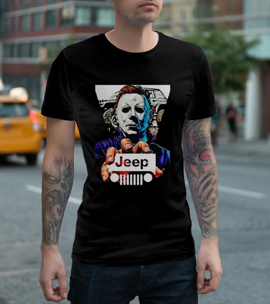 Michael Myers Jeep Iconic Crossover T-Shirt