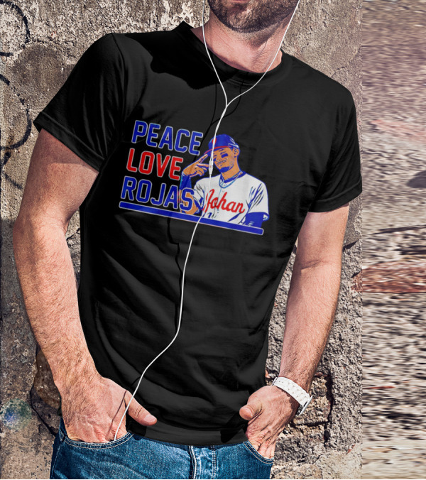 Peace Love Rojas Johan Philadelphia Phillies T-Shirt