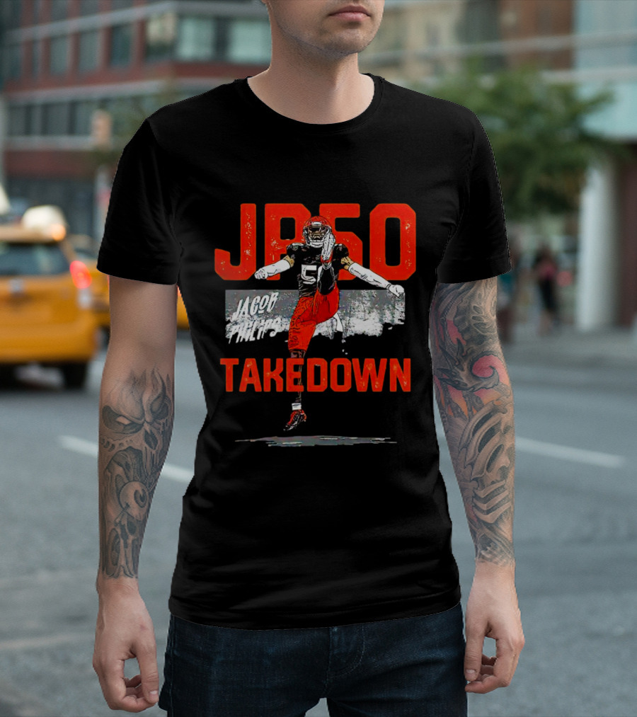Jacob Phillips JP50 Cleveland Browns Takedown T-Shirt