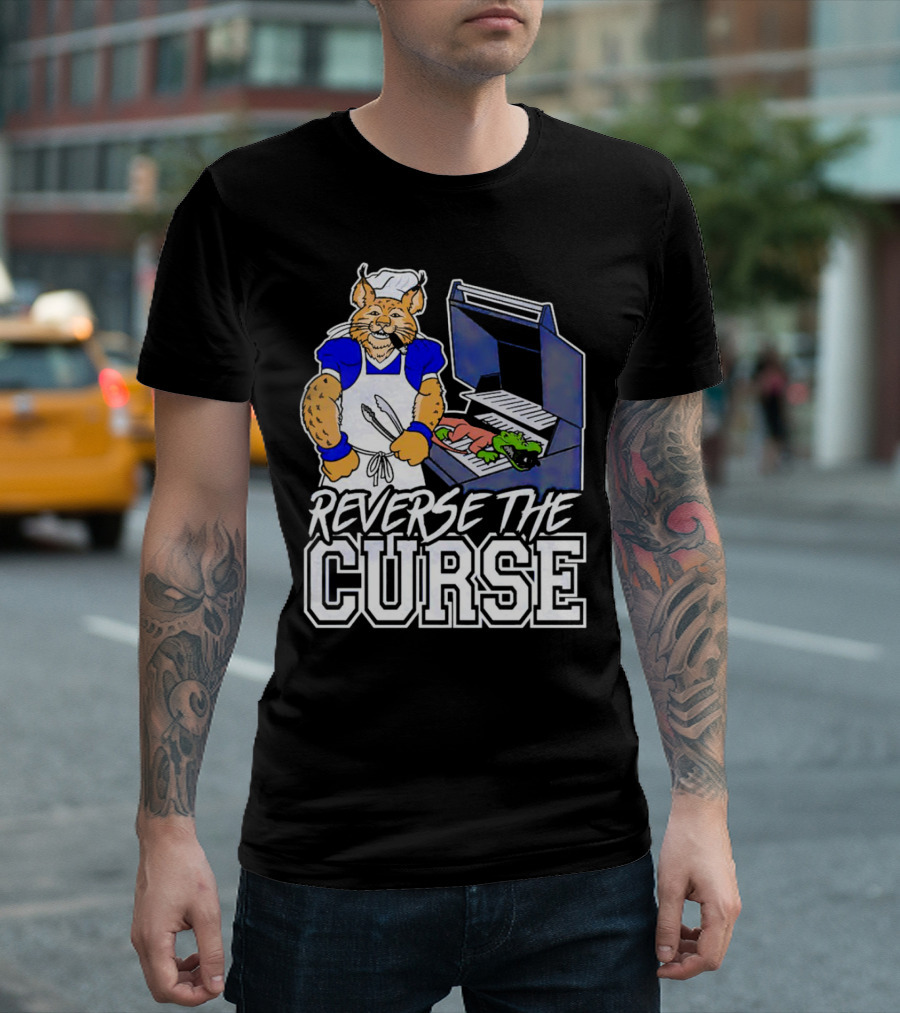 Reverse The Curse Kentucky Wildcats Florida Gators Barbecue Grill Rivalry T-Shirt