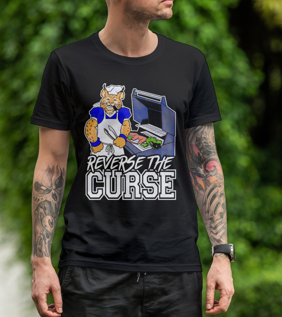 Reverse The Curse Kentucky Wildcats Florida Gators Barbecue Grill Rivalry T-Shirt