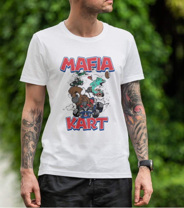MAFIA KART Racing Animals In Action T-Shirt