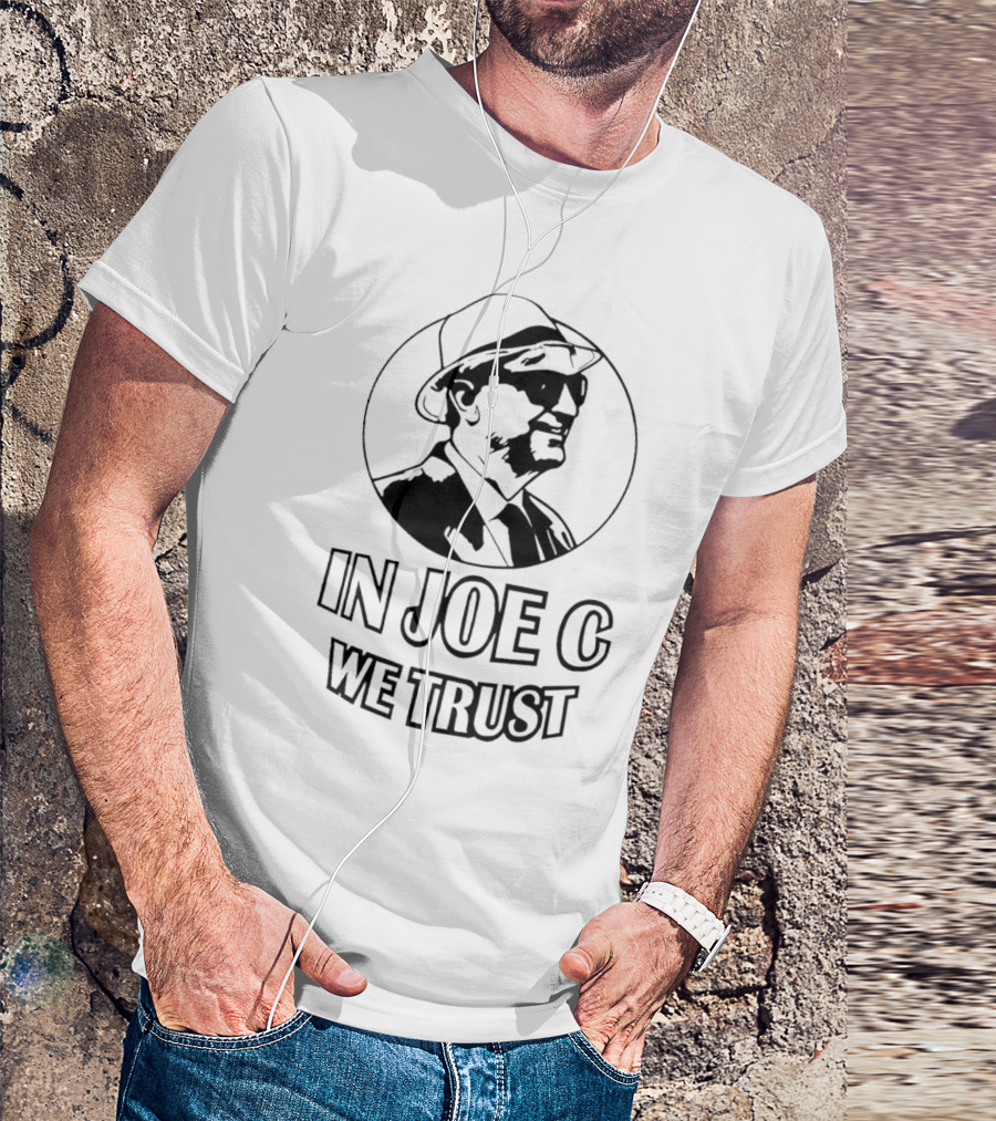 Joe Castiglione Jr In Joe C We Trust Circle Hat Sunglasses T-Shirt