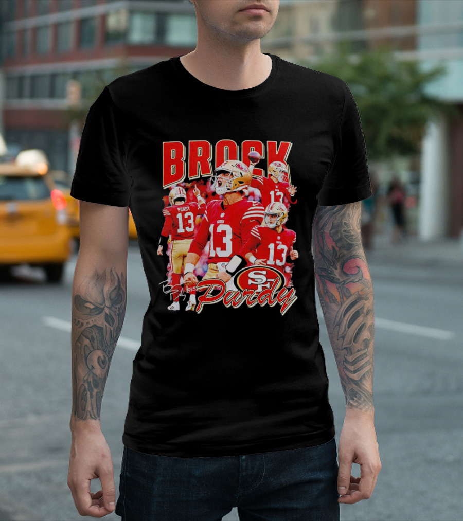 Brocky Purdy San Francisco 49ers Number 13 Signature SP T-Shirt