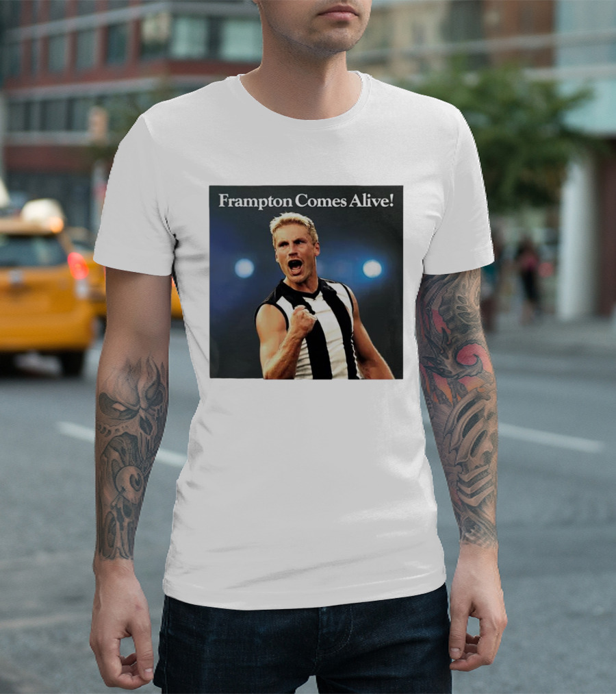 Frampton Comes Alive Collingwood Football Club Tribute Player T-Shirt