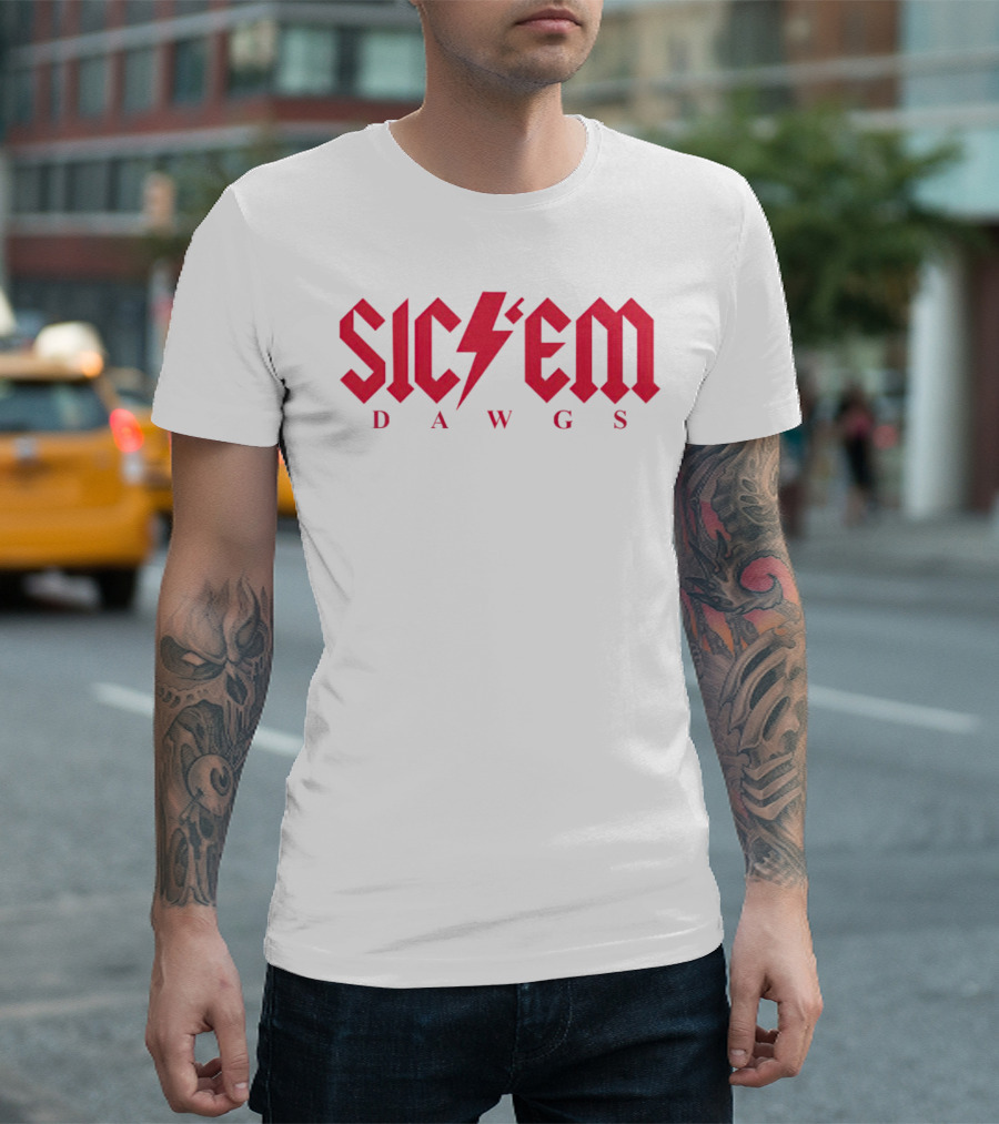 Sic Em Dawgs Bolt T-Shirt