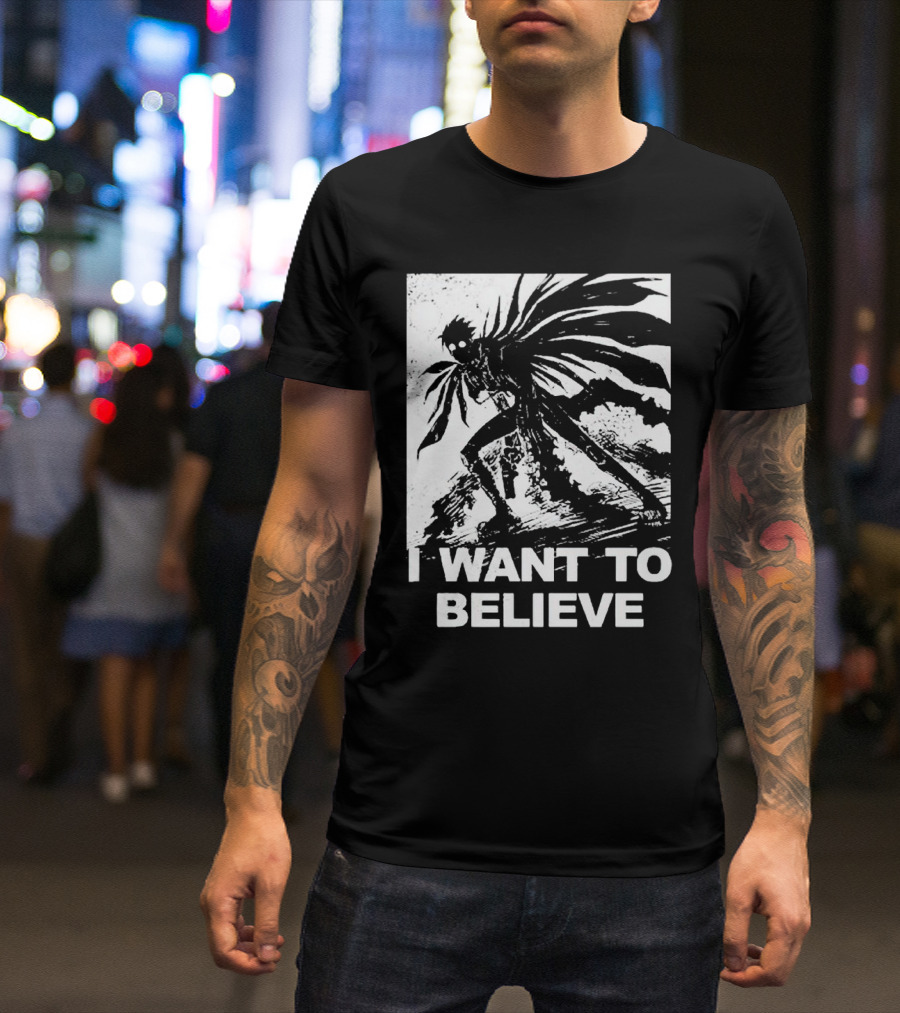 Death Note I Want To Believe Ryuk T-Shirt