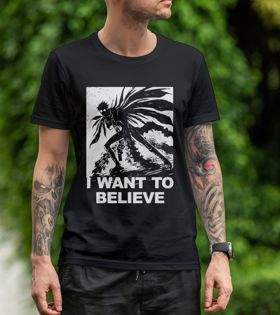 Death Note I Want To Believe Ryuk T-Shirt