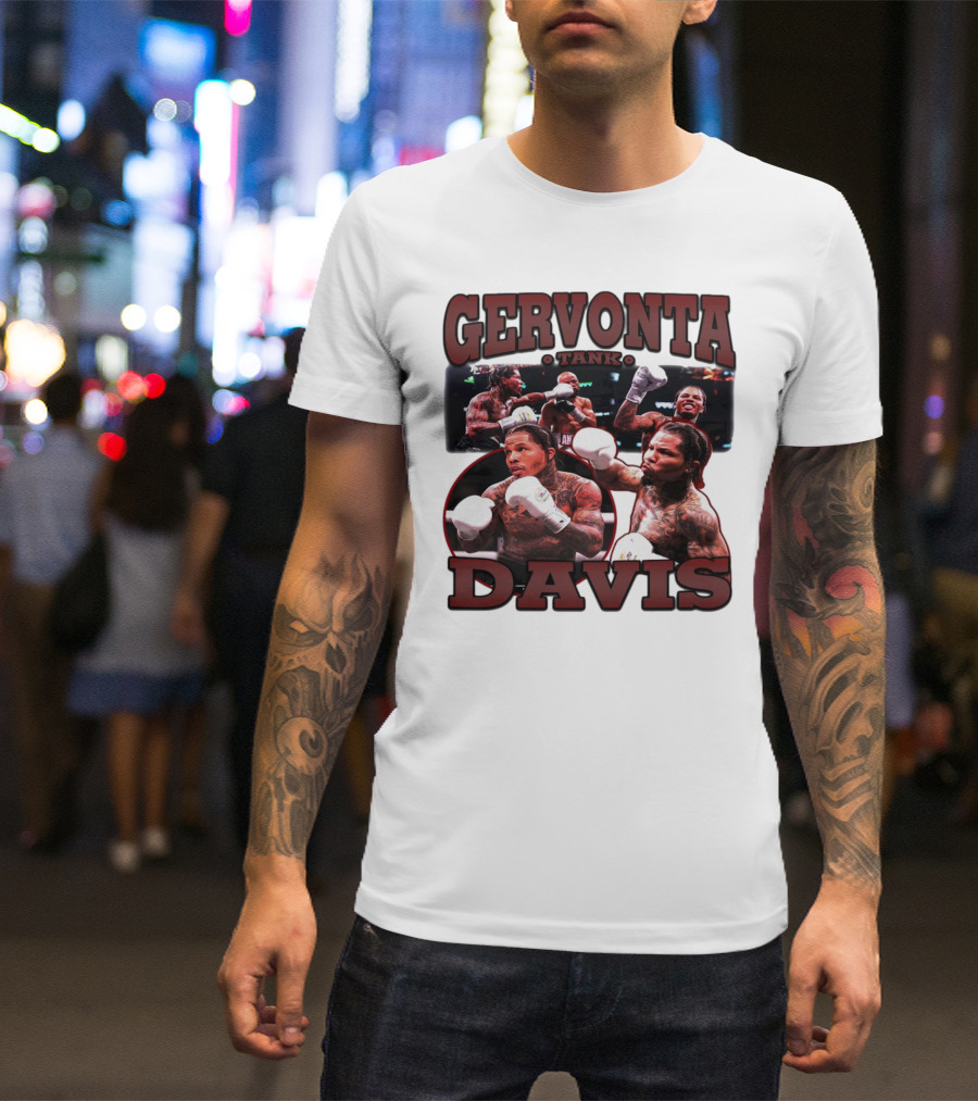 Gervonta Davis Tank Vintage Bootleg Boxing Collage T-Shirt