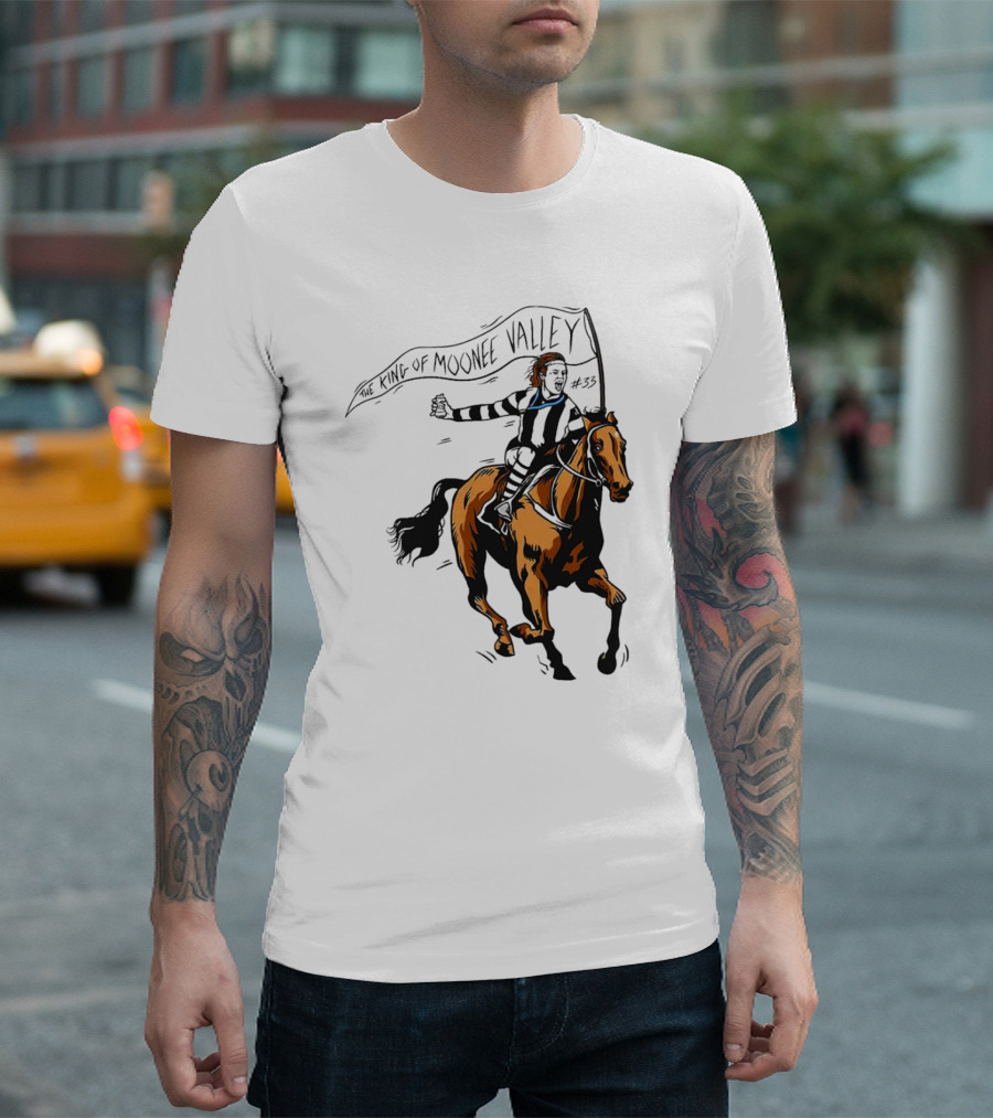 King of Moonee Valley Jack Ginnivan Collingwood Football #35 T-Shirt