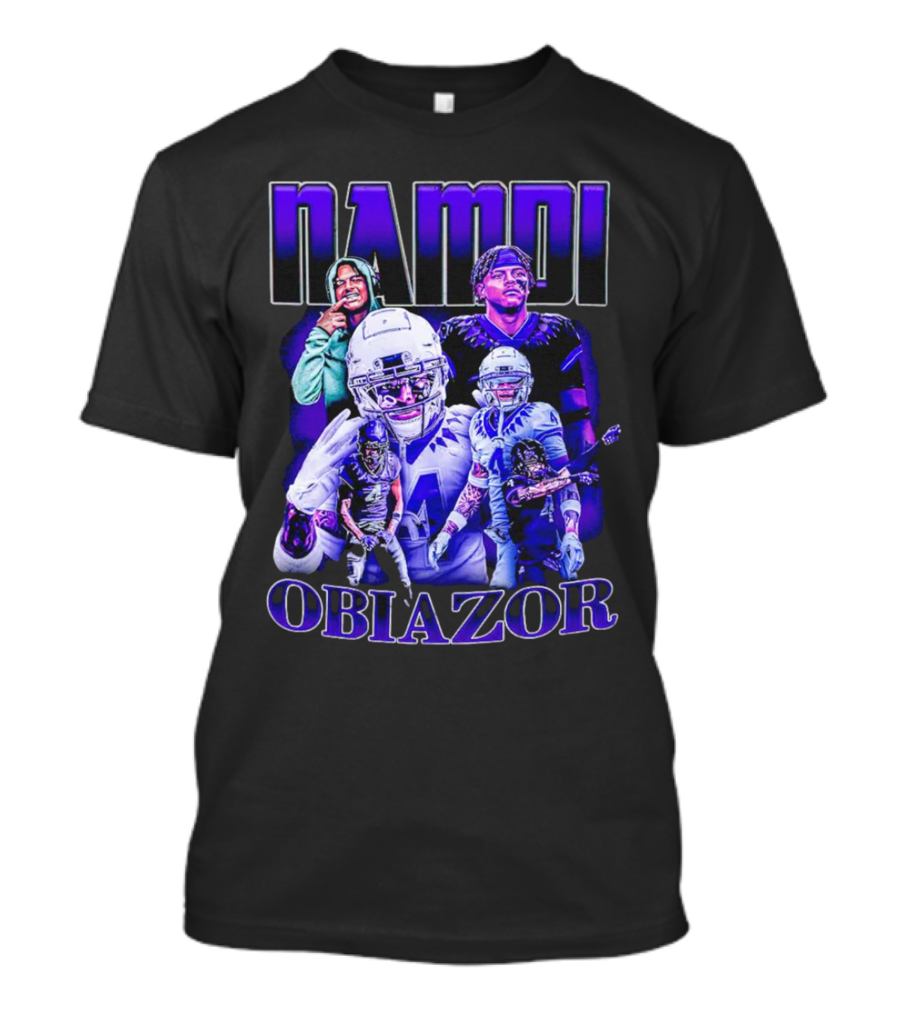 Namdi Obiazor TCU Horned Frogs Football Vintage Collection T-Shirt