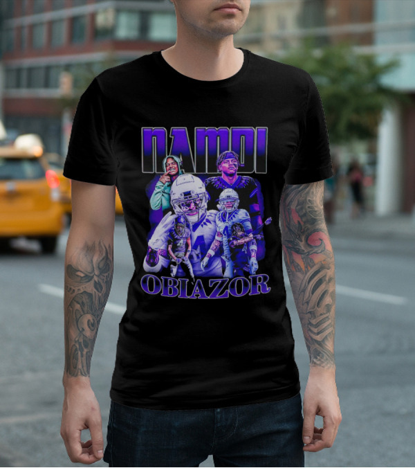 Namdi Obiazor TCU Horned Frogs Football Vintage Collection T-Shirt