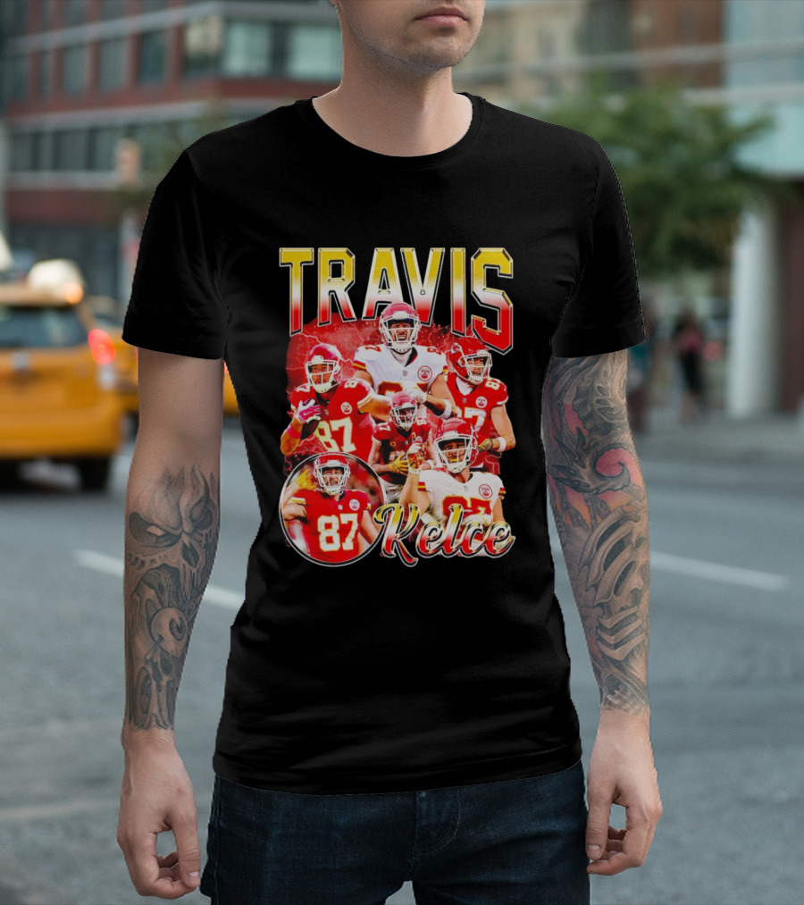 Travis Kelce Kansas City Chiefs Football NFL 87 T-Shirt