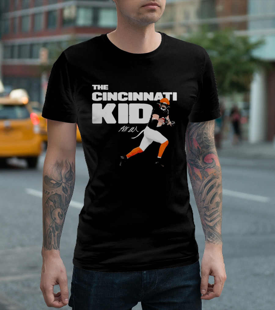 Trey Hendrickson Cincinnati Bengals The Cincinnati Kid Signature Football Gear T-Shirt