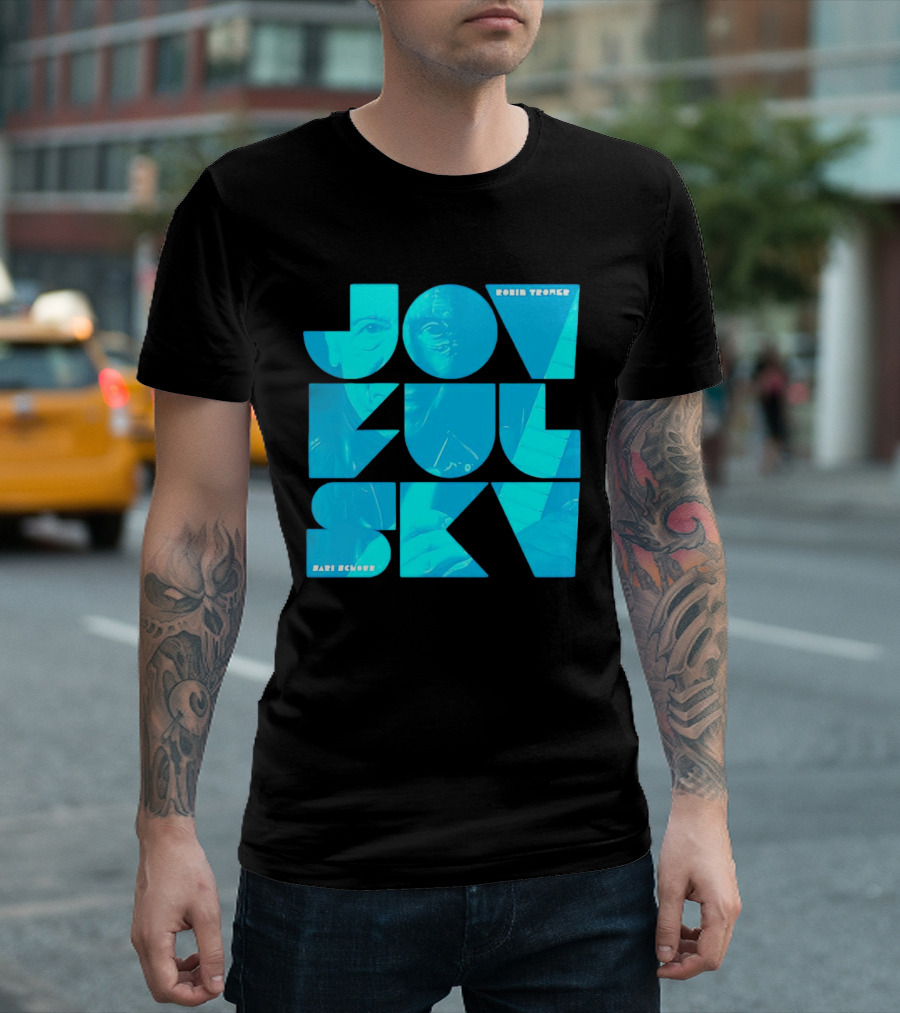 Robin Trower Joyful Sky Album Cover Art By Hari Schneider T-Shirt