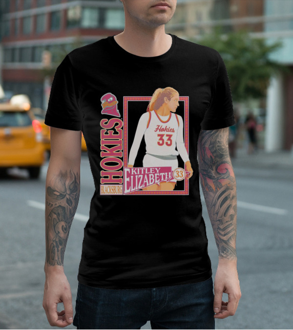 Elizabeth Kitley 33 Virginia Tech Hokies Basketball Blacksburg T-Shirt