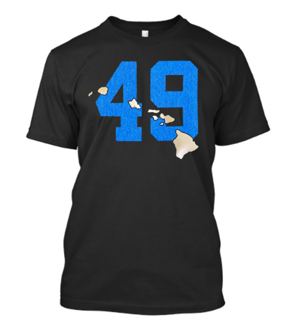 Frankie Luvu 49 Carolina Panthers Hawaii Islands T-Shirt