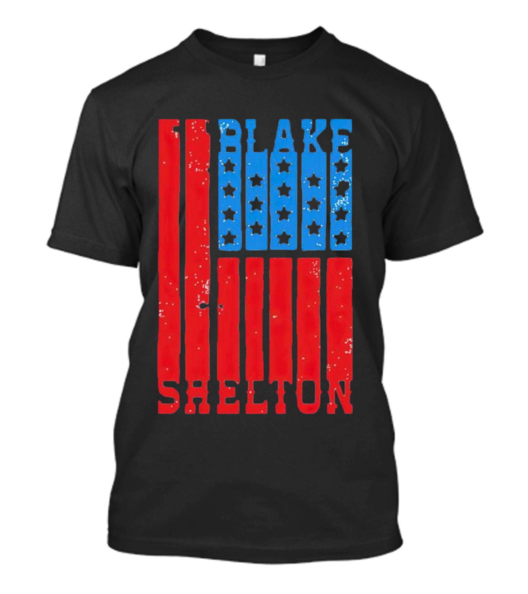 Blake Shelton American Flag Stars And Stripes USA T-Shirt