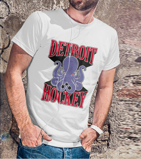Detroit Hockey Octopus Sports T-Shirt