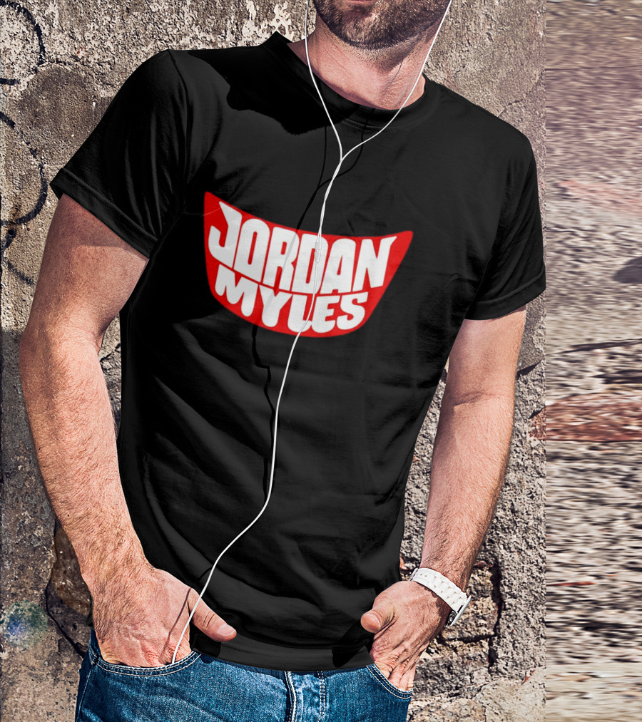 Jordan Myles Red And White T-Shirt