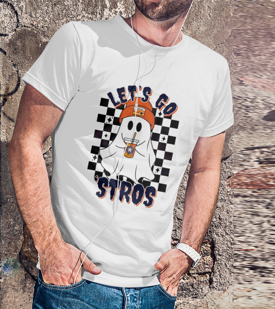 Let's Go 'Stros Houston Astros Ghost T-Shirt