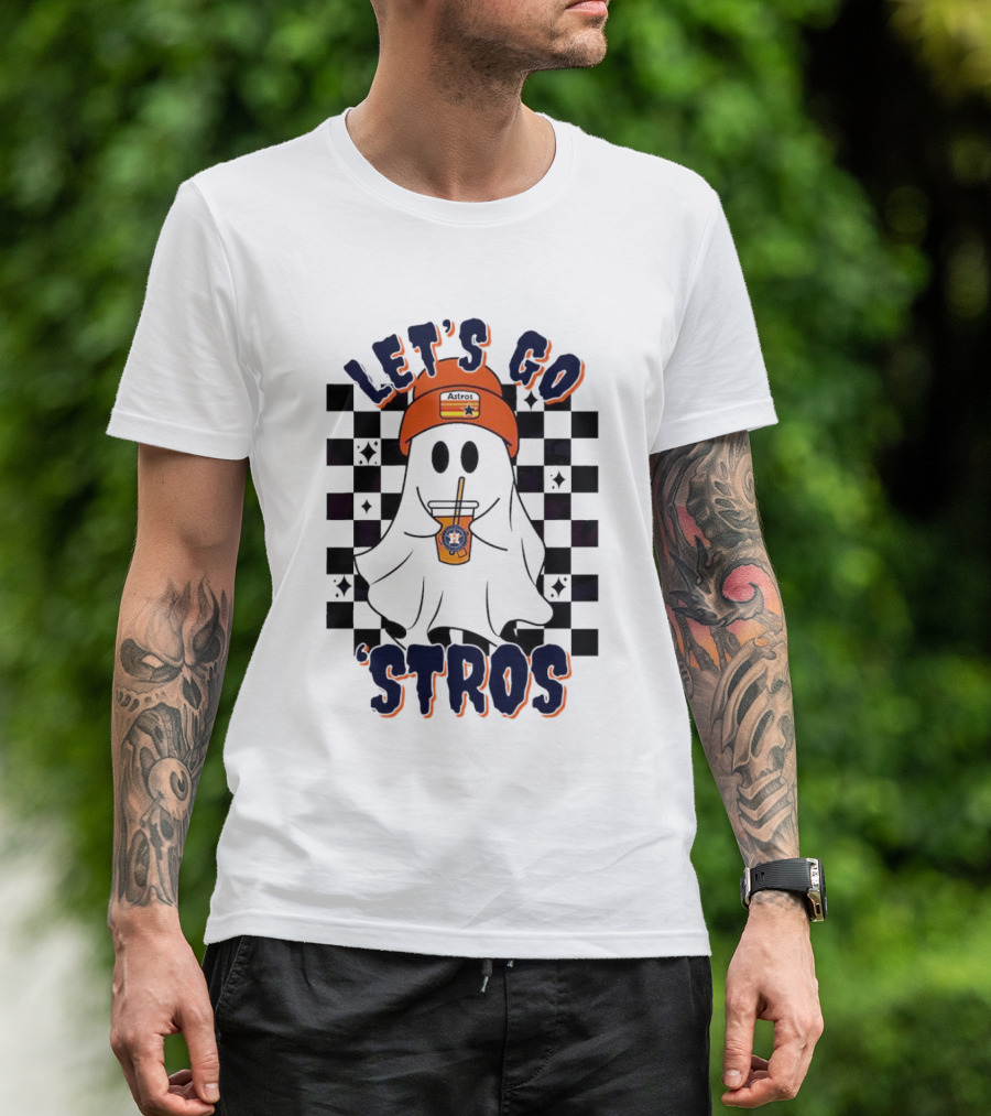 Let's Go 'Stros Houston Astros Ghost T-Shirt