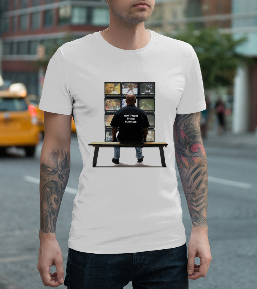 Not From Paris Madame Mike Tyson Boxing TV Monitors T-Shirt