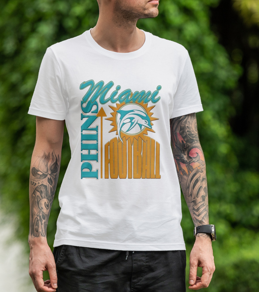 Miami Dolphins Phins Football T-Shirt