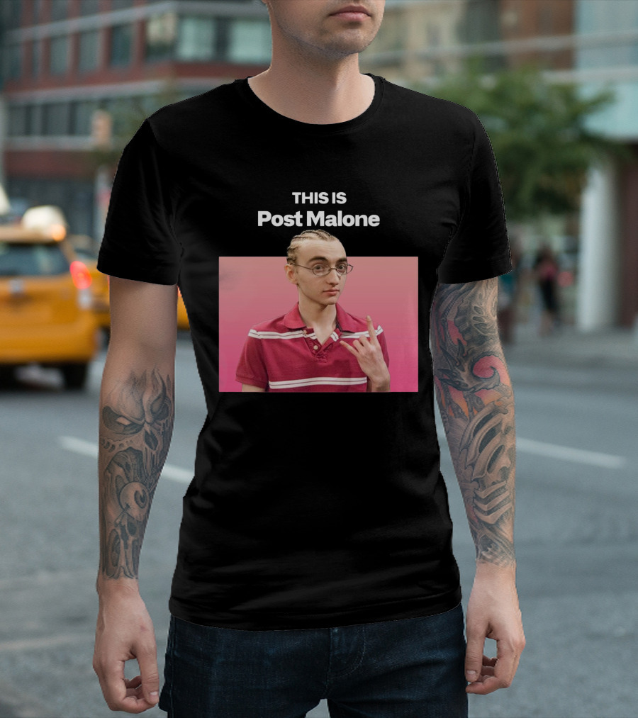 Sinjin Van Cleef This Is Post Malone T-Shirt
