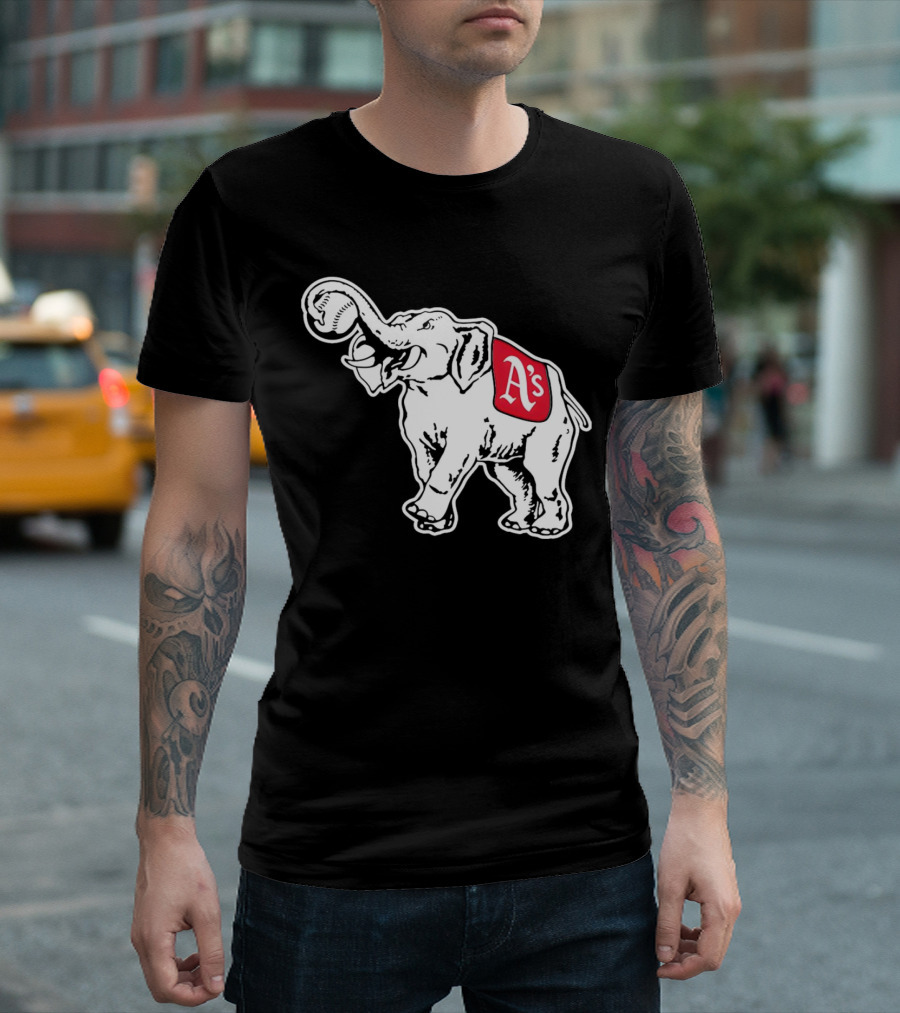 Philadelphia Athletics A's Elephant T-Shirt