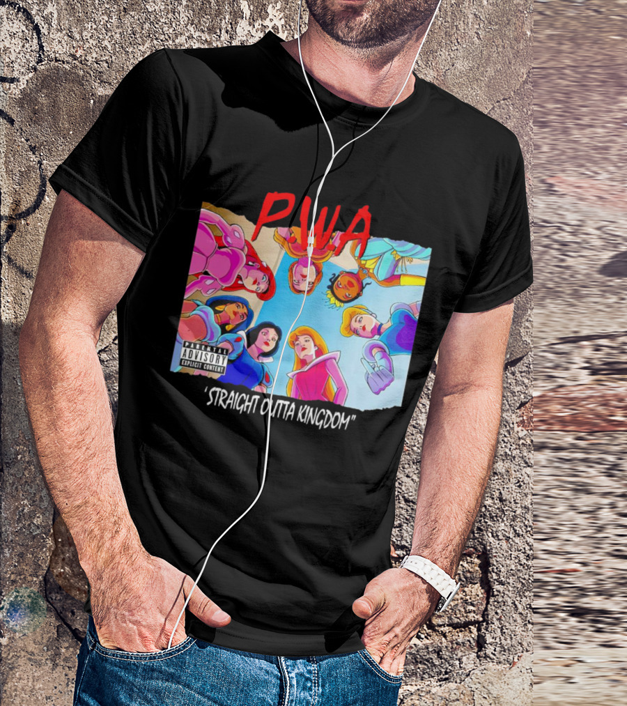 PWA Princess Straight Outta Kingdom Parental Advisory T-Shirt