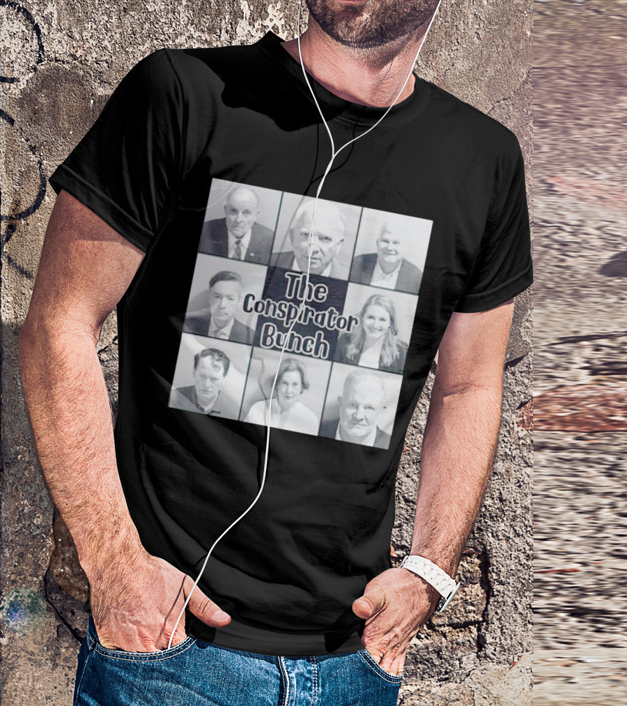 Rudy Giuliani The Conspirator Bunch Parody Grid T-Shirt