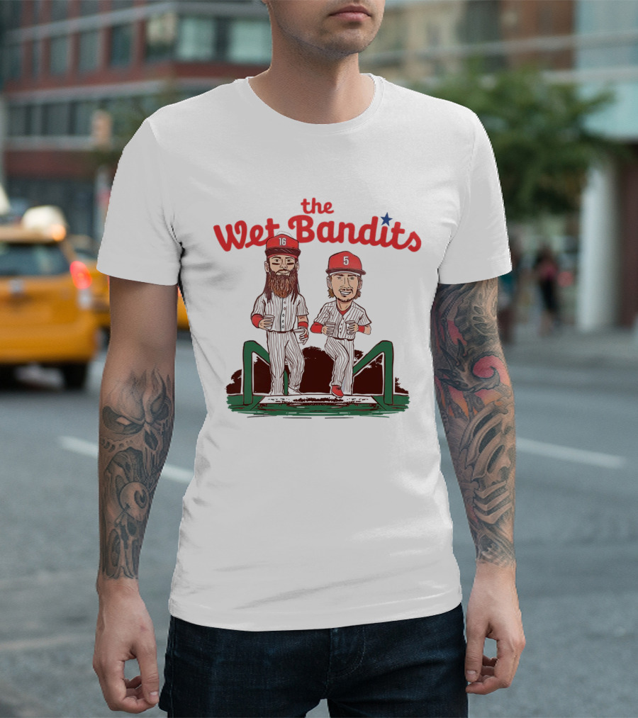 The Wet Bandits Phillies Baseball Players	Fmt T-Shirt