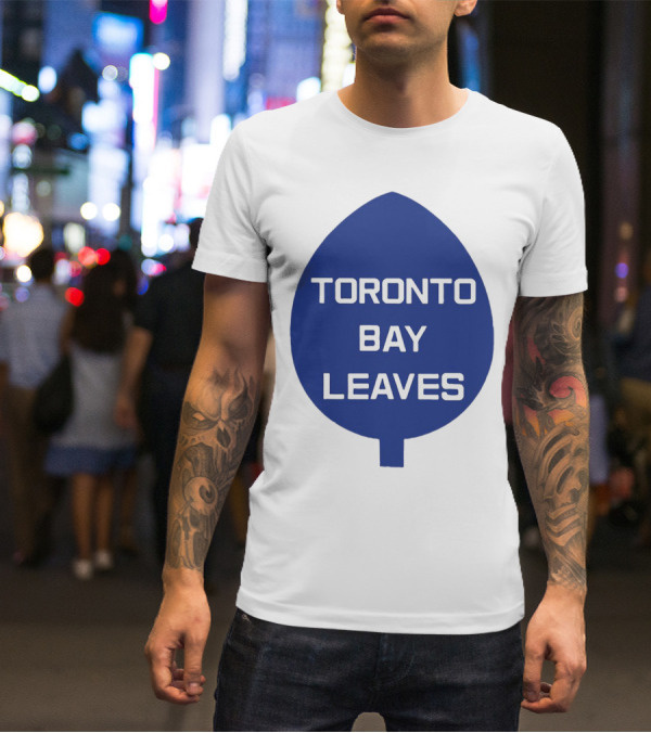 Toronto Bay Leaves Blue Leaf T-Shirt