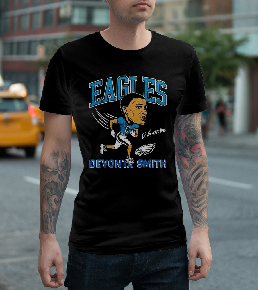 Eagles Devonta Smith 6 Signature T-Shirt